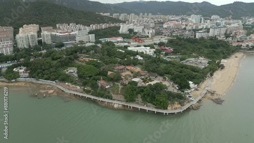 Hulishan Cannon Fort In Xiamen China Close Up Tracking In 60FPS photo