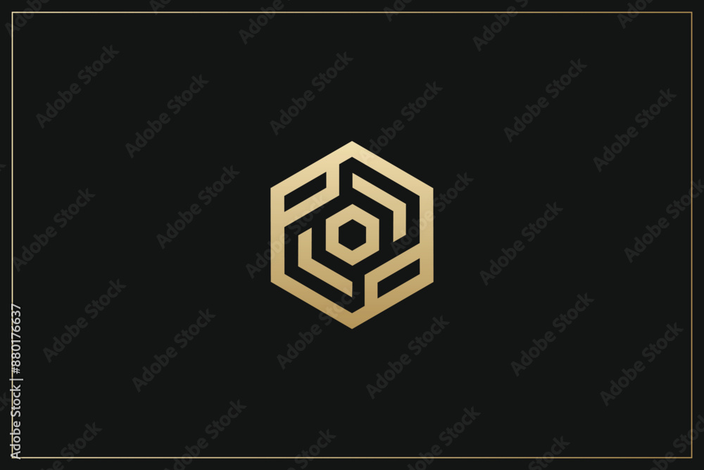 Hexagon Digital Multimedia Brand Logo Hexagon Digital Multimedia Brand Logo