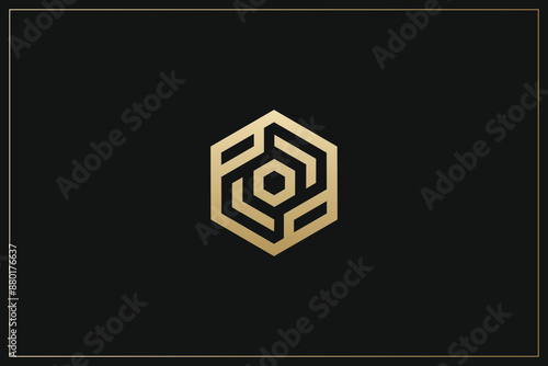 Hexagon Digital Multimedia Brand Logo