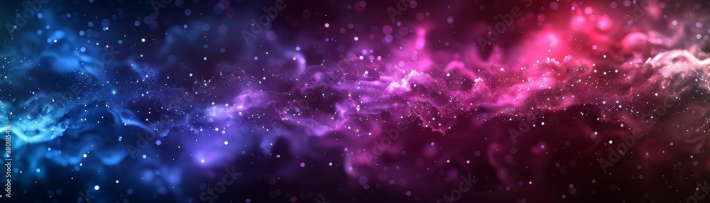 Abstract Pink and Blue Nebula Background. Abstract Pink and Blue Nebula Background.