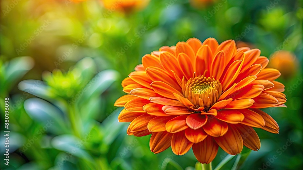 Vibrant orange flower blooming in a lush garden setting, orange, flower, bloom, garden, vibrant, fresh, nature, beauty, petal Vibrant orange flower blooming in a lush garden setting, orange, flower, bloom, garden, vibrant, fresh, nature, beauty, petal