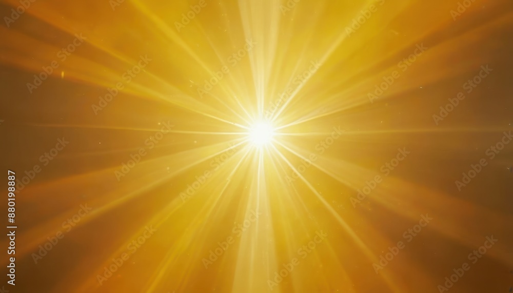 Obraz premium Golden Light Rays Background.