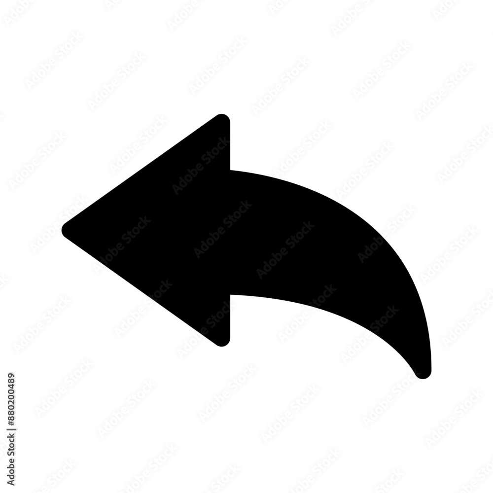 Reply Icon Vector Symbol Design Illustration Reply Icon Vector Symbol Design Illustration