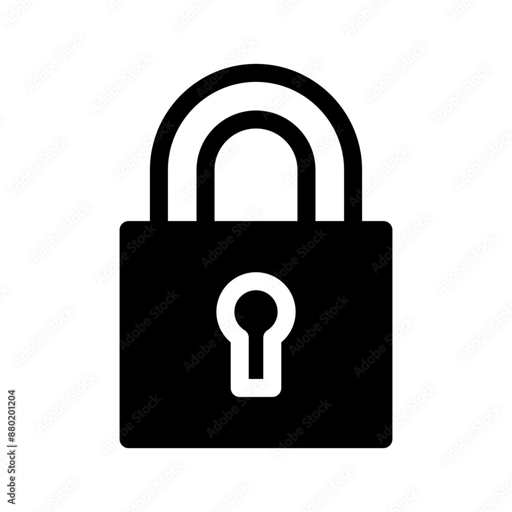 Lock Icon Vector Symbol Design Illustration Lock Icon Vector Symbol Design Illustration