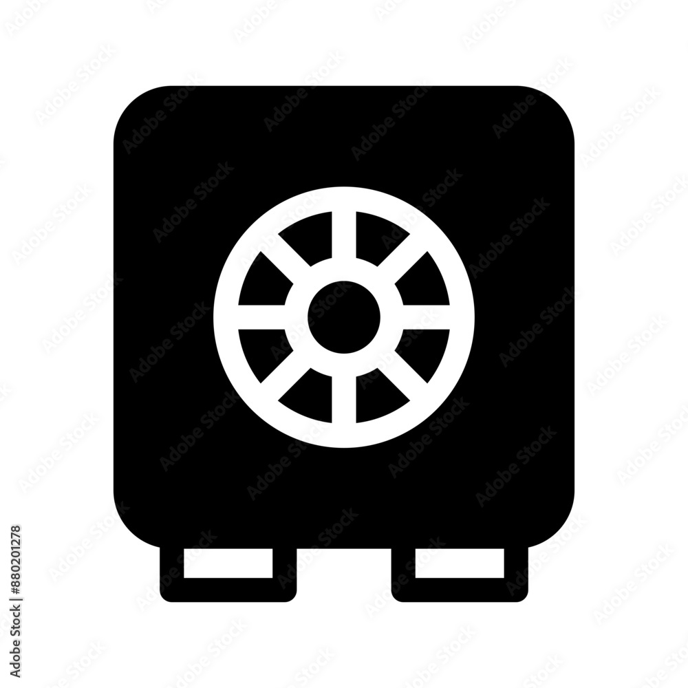 Vault Icon Vector Symbol Design Illustration Vault Icon Vector Symbol Design Illustration