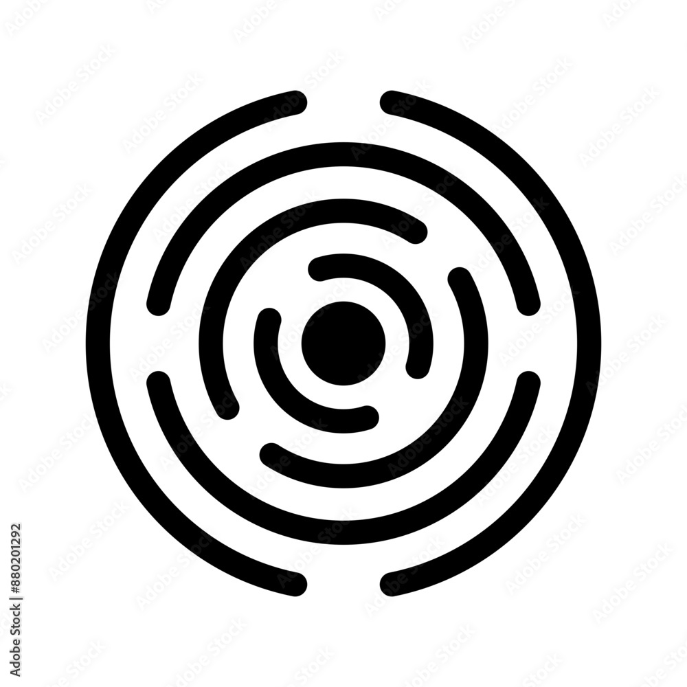 Black Hole Icon Vector Symbol Design Illustration Black Hole Icon Vector Symbol Design Illustration