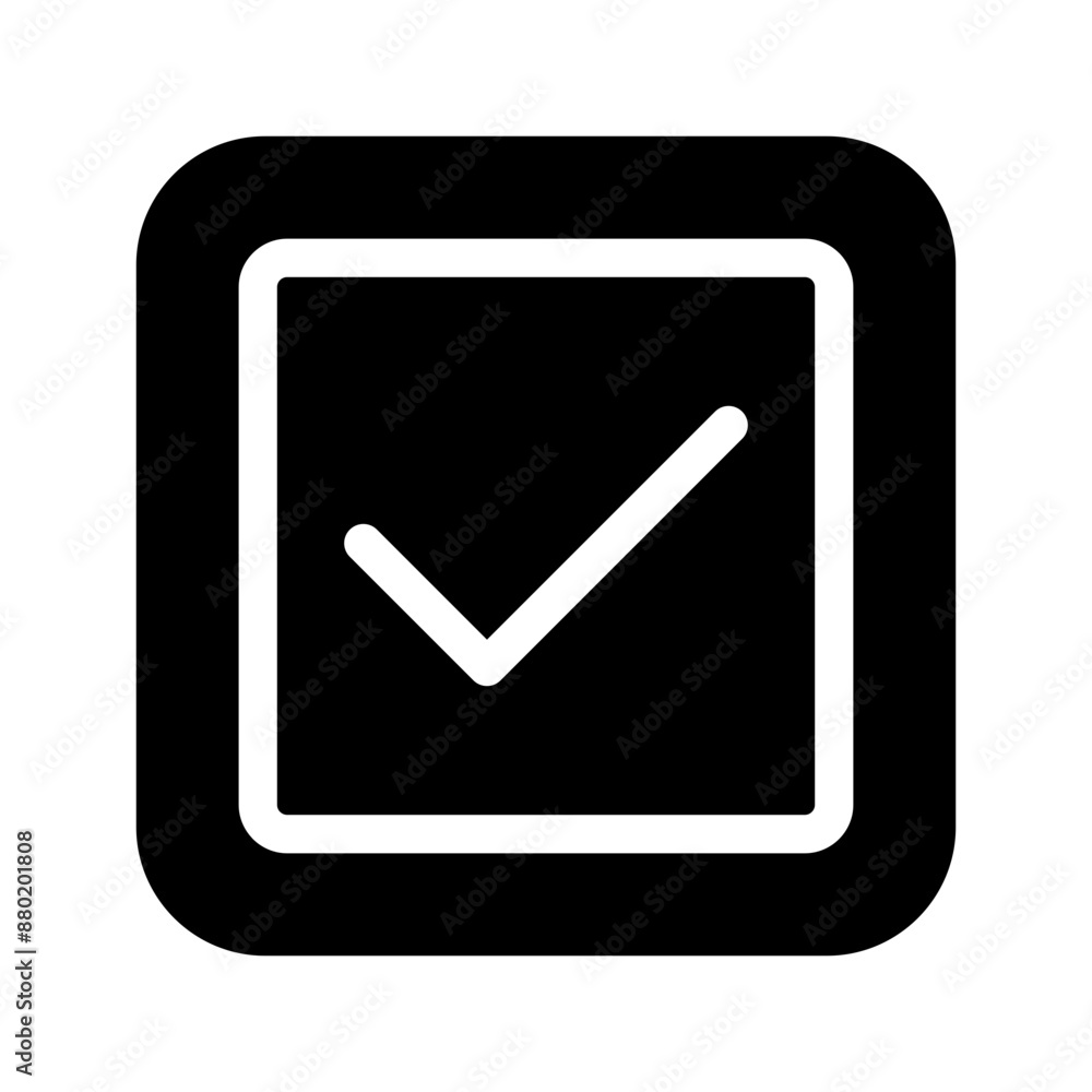 Checkbox Icon Vector Symbol Design Illustration Checkbox Icon Vector Symbol Design Illustration