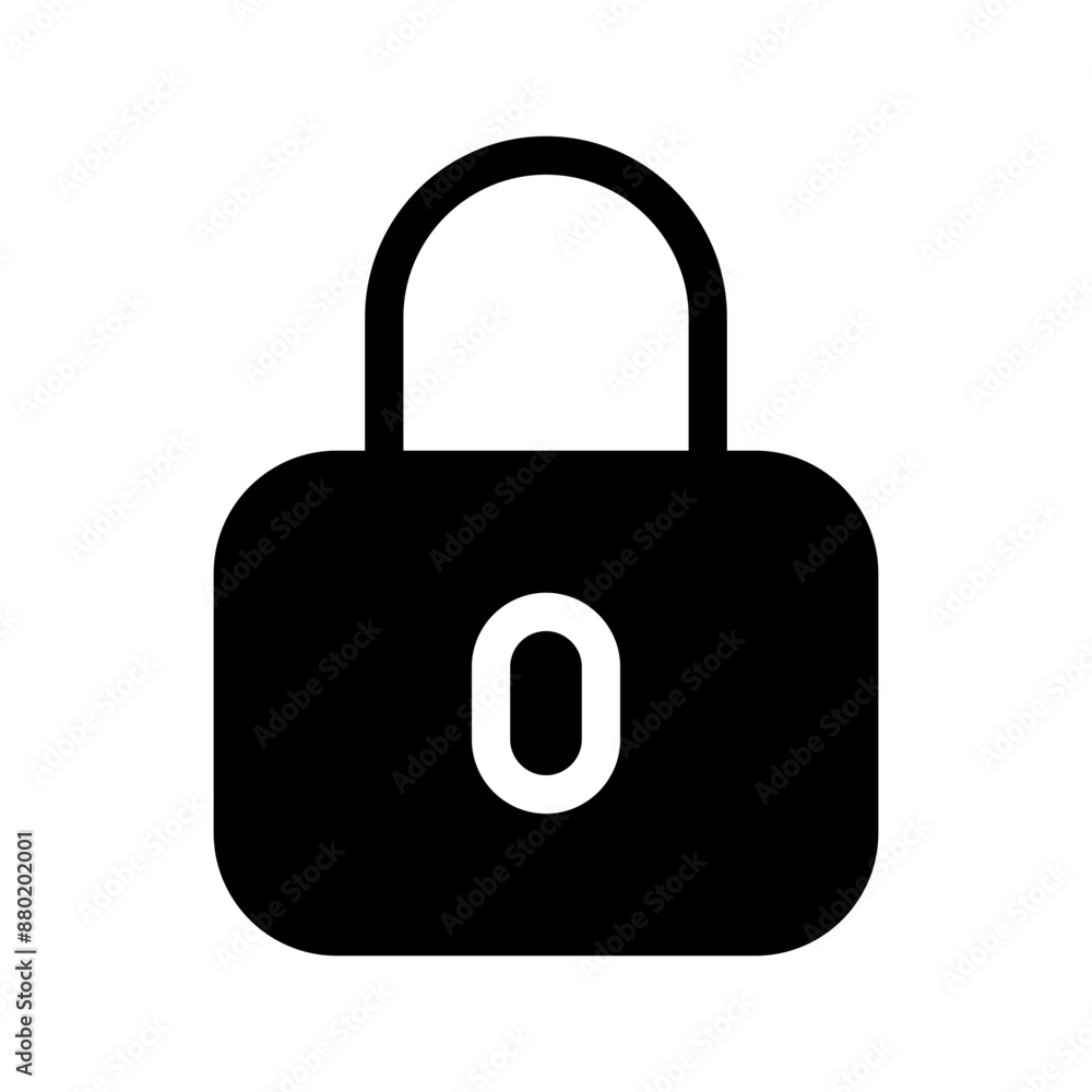 Lock Icon Vector Symbol Design Illustration Lock Icon Vector Symbol Design Illustration