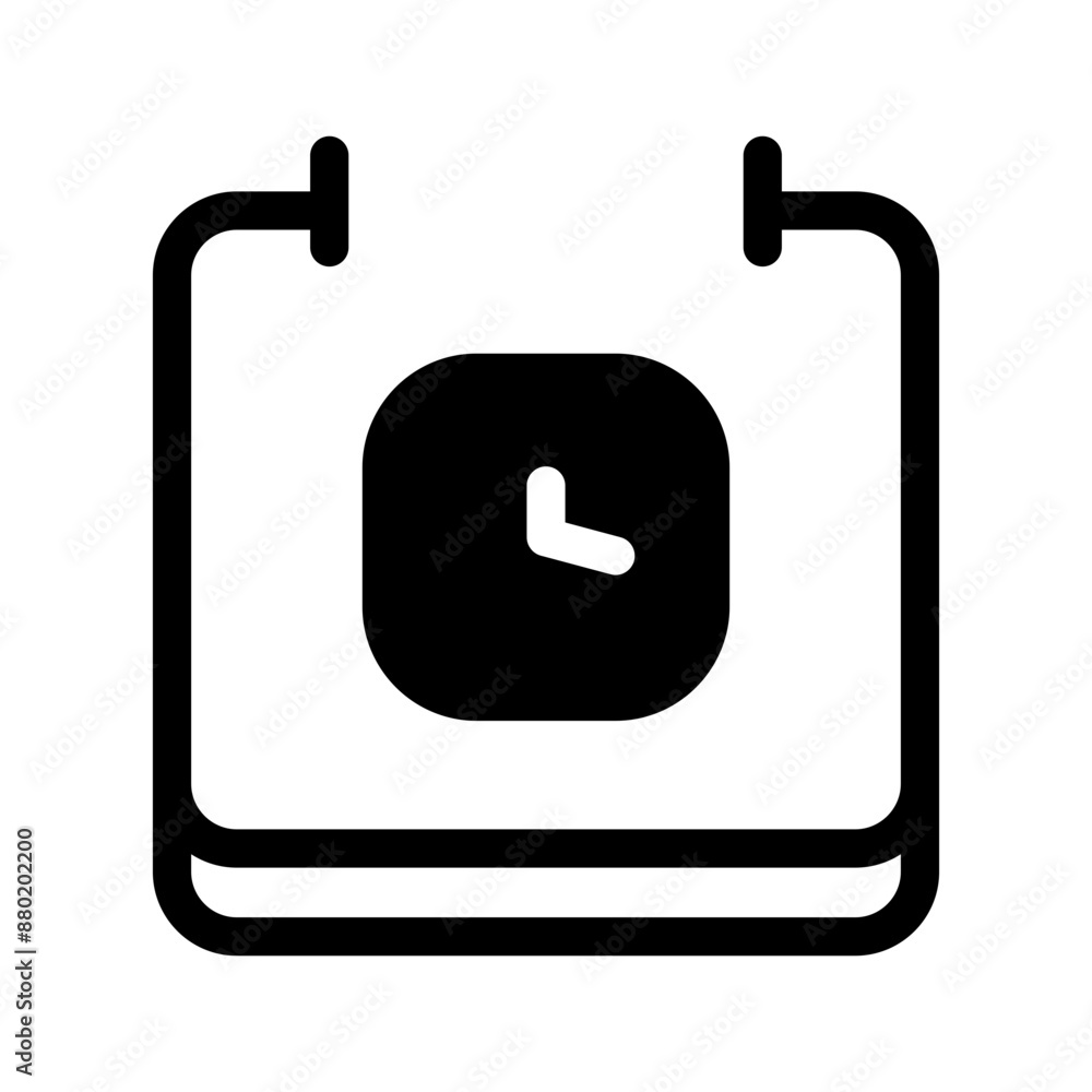 Date Time Icon Vector Symbol Design Illustration Date Time Icon Vector Symbol Design Illustration