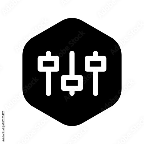 Controls Icon Vector Symbol Design Illustration