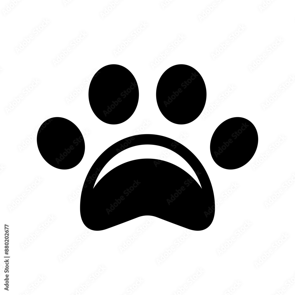 Paw Icon Vector Symbol Design Illustration Paw Icon Vector Symbol Design Illustration