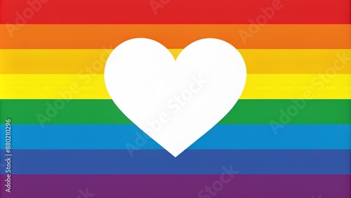 Vibrant rainbow flag background with simple flat vector illustration, celebrating love is love concept, perfect for posters, cover art, flyers, and banners. Free Download Vibrant rainbow flag background with simple flat vector illustration, celebrating love is love concept, perfect for posters, cover art, flyers, and banners. - GFXLoad