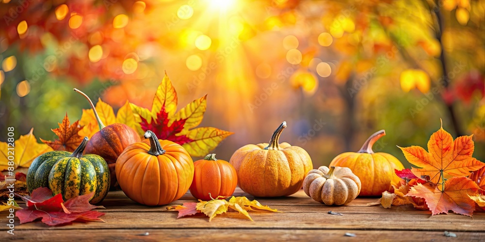 Vibrant autumn scene with pumpkins and colorful leaves, pumpkins, leaves, autumn, vibrant, colorful, seasonal, harvest Vibrant autumn scene with pumpkins and colorful leaves, pumpkins, leaves, autumn, vibrant, colorful, seasonal, harvest