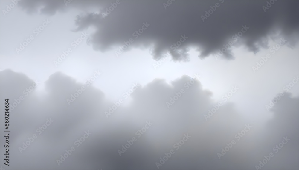 Gray clouds cover the sky, with some appearing darker than others Gray clouds cover the sky, with some appearing darker than others
