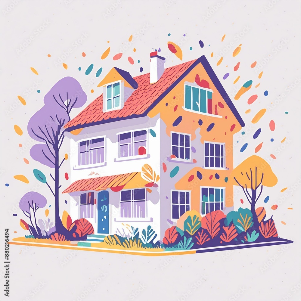 illustration of a house illustration of a house