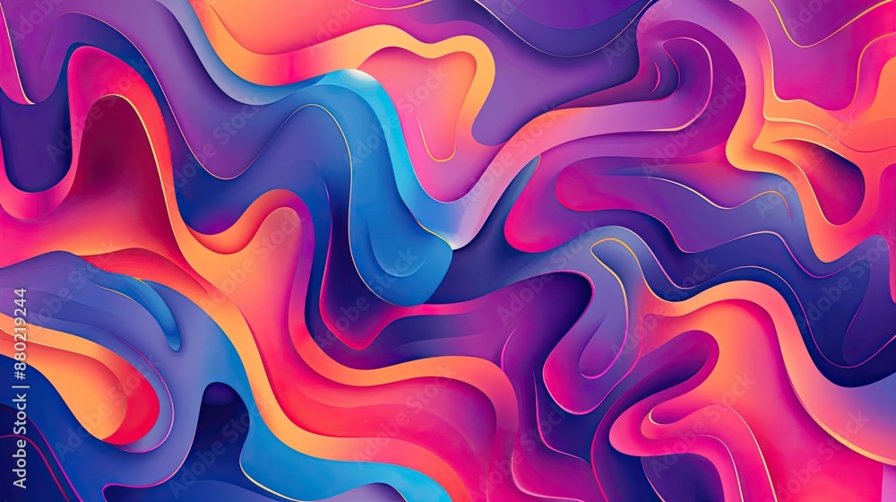 Abstract liquid shapes smooth gradients vibrant hues. Abstract liquid shapes smooth gradients vibrant hues.