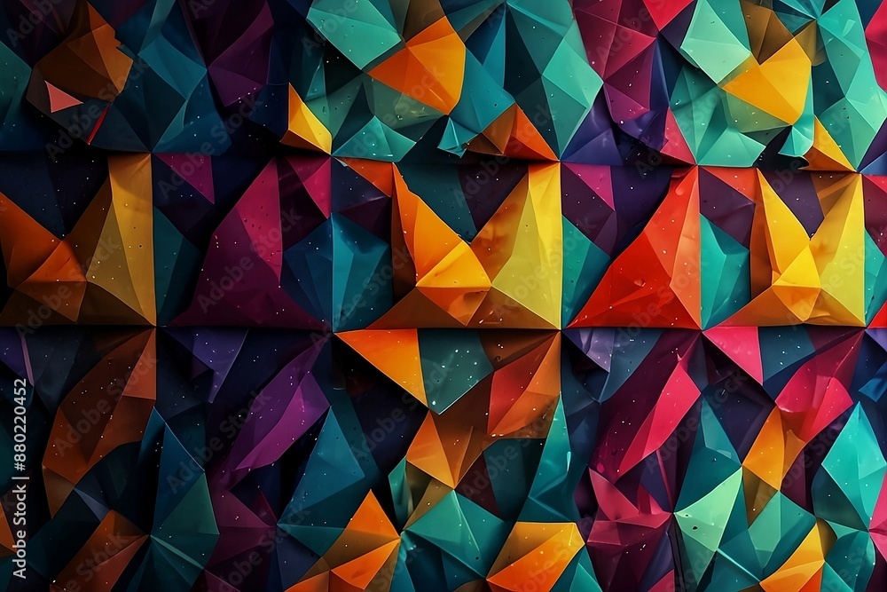 Obraz premium abstract geometric background pattern