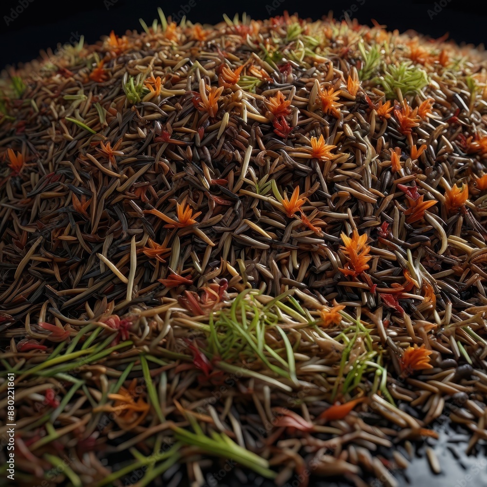 Closeup of Dried Flowers and Pods. Closeup of Dried Flowers and Pods.