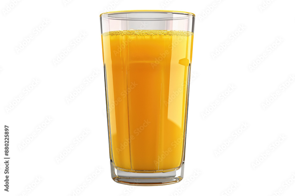 Glass of mango juice isolated on transparent background Glass of mango juice isolated on transparent background