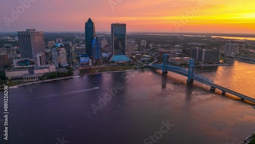 Wallpaper Mural Jacksonville aerial Hyperlapse in Downtown Torontodigital.ca