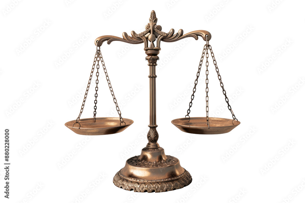 Judicial scale isolated on transparent background Judicial scale isolated on transparent background