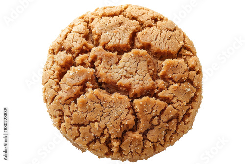 Classic Cinnamon Brown Sugar Cookie Isolated On Transparent Background