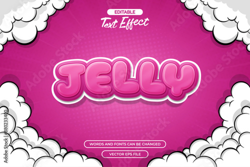 Jelly editable text effect