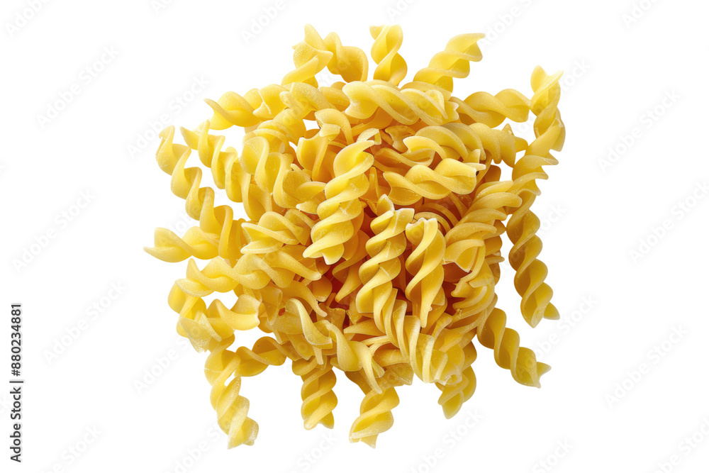 Spiral pasta isolated on transparent background Spiral pasta isolated on transparent background