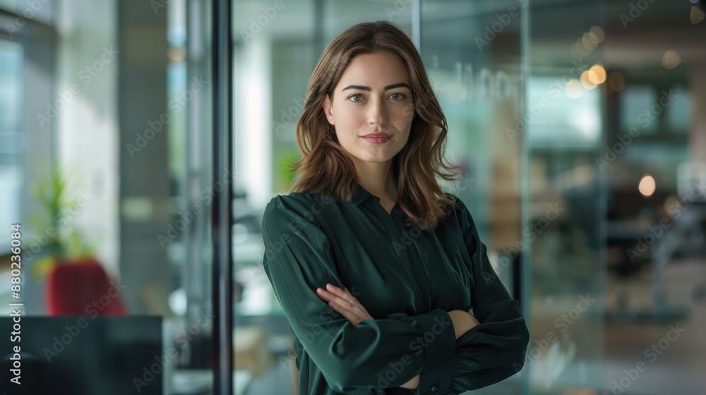 The confident businesswoman