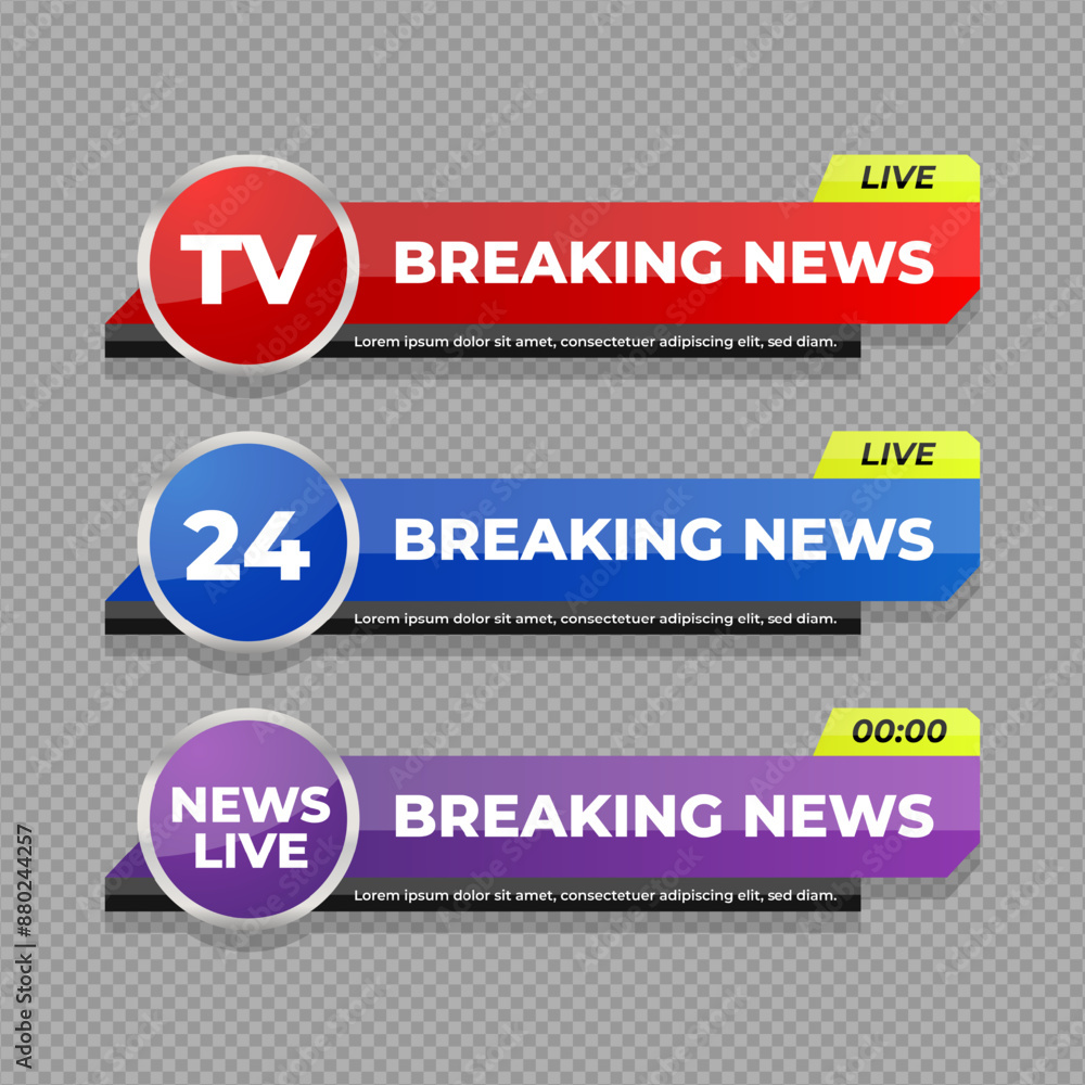 Simple lower third vector design suit for channel sport Simple lower third vector design suit for channel sport