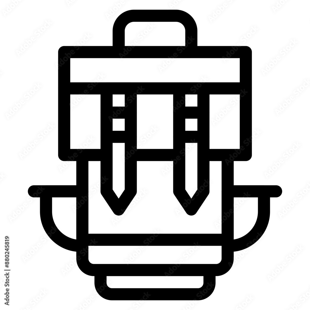 bagpack, travel, travel bag, luggage, school Icon bagpack, travel, travel bag, luggage, school Icon