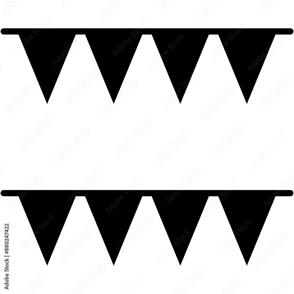 Garland, ornament, celebration, fun, flags Icon Garland, ornament, celebration, fun, flags Icon