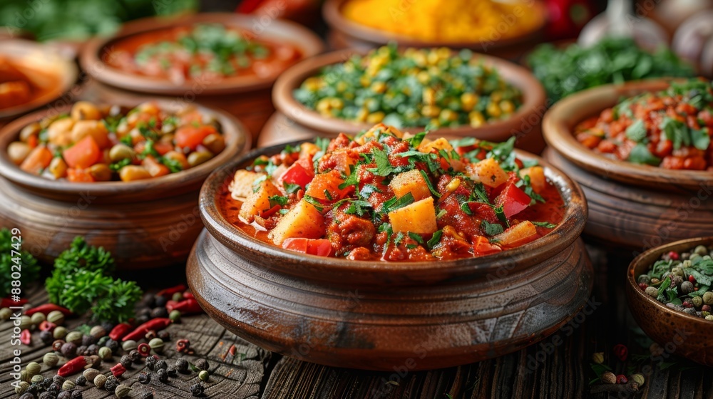 Delicious Homemade Vegetable Stew Generative AI Delicious Homemade Vegetable Stew Generative AI