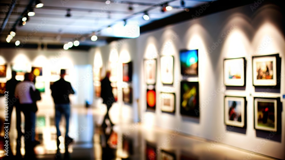 Art Gallery Blur: A blurred art gallery interior, suitable for artistic and cultural concepts.
Art Gallery Blur: A blurred art gallery interior, suitable for artistic and cultural concepts.