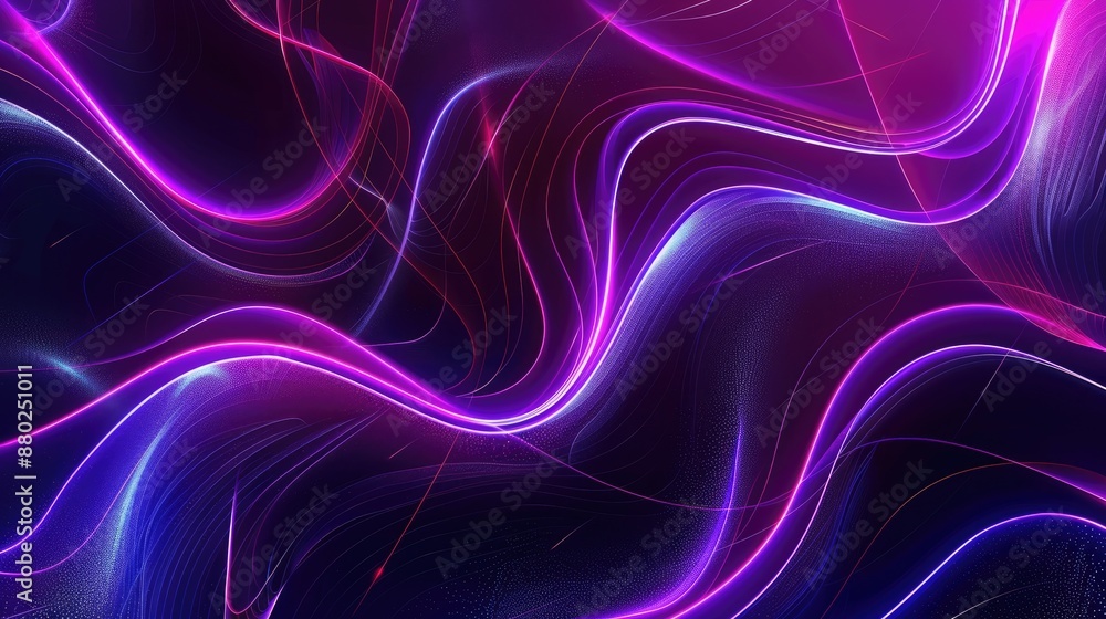 Dark mode template with neon lines, great for night-themed presentations. Dark mode template with neon lines, great for night-themed presentations.