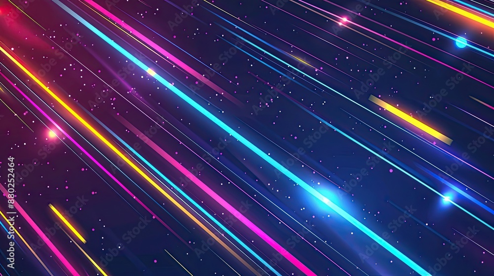 Dark mode template with neon lines, great for night-themed presentations. Dark mode template with neon lines, great for night-themed presentations.