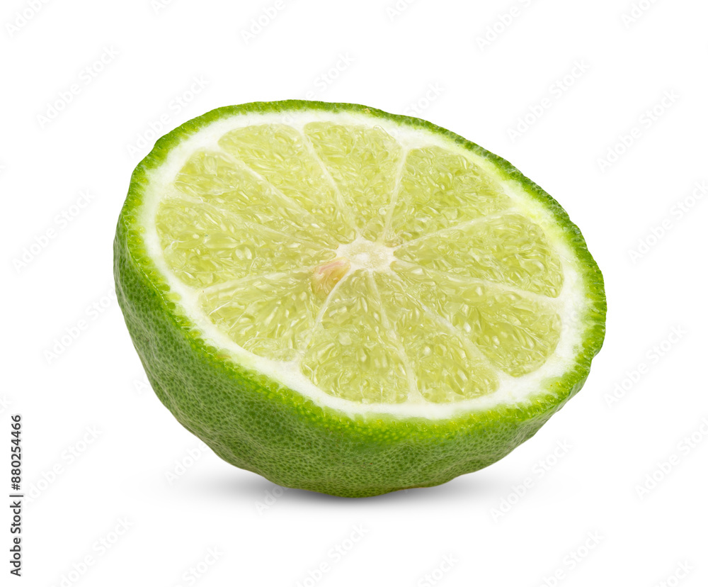Half bergamot isolated on transparent png Half bergamot isolated on transparent png