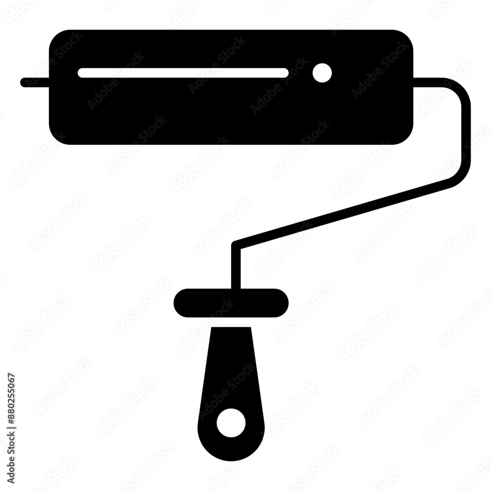 Vector Icon for Paint roller, paint tool, painting roller, color Vector Icon for Paint roller, paint tool, painting roller, color