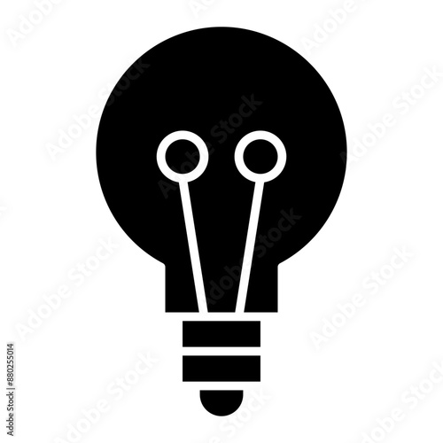 Vector Icon for idea, bulb, solution, creative idea