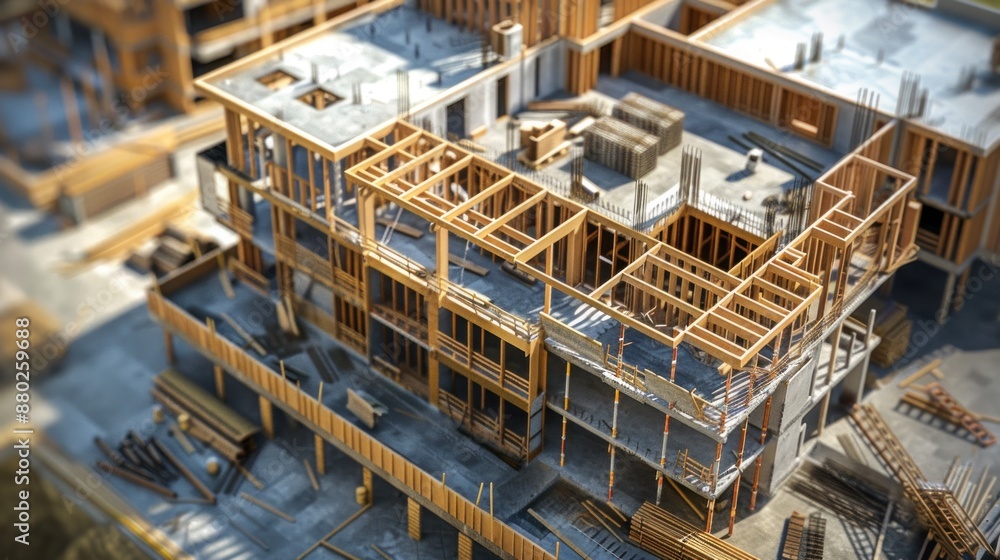Generate a photo realistic image of a construction project with detailed expense forecasting charts and budget outlines; ensure the image is of high resolution for clear and detailed quality. Generate a photo realistic image of a construction project with detailed expense forecasting charts and budget outlines; ensure the image is of high resolution for clear and detailed quality.