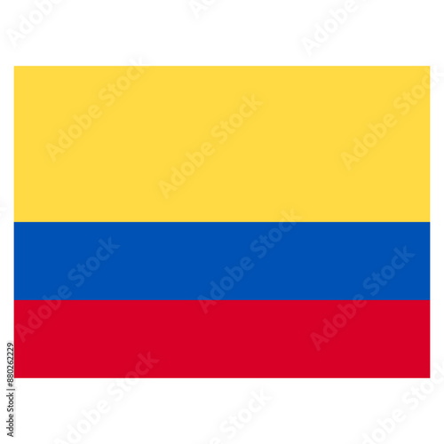 Free Download Vector Icon for Colombia, country, national, flag, world flag - GFXLoad