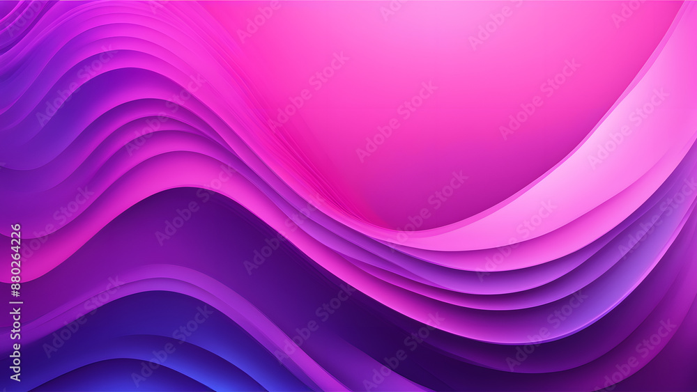 A purple and blue wave with pink background A purple and blue wave with pink background