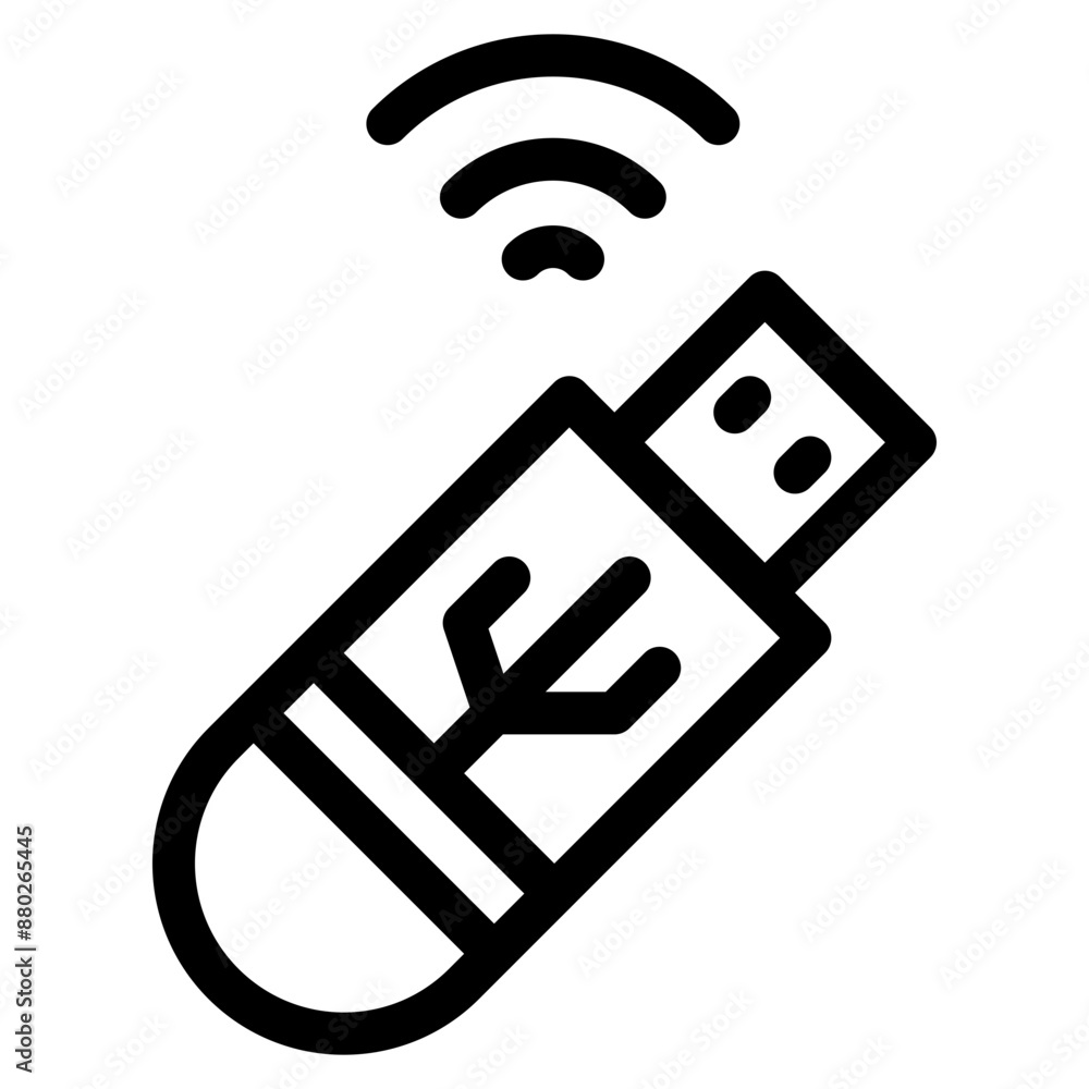 Vector Icon Drive, thumb drive, thumb, usb, wifi Vector Icon Drive, thumb drive, thumb, usb, wifi