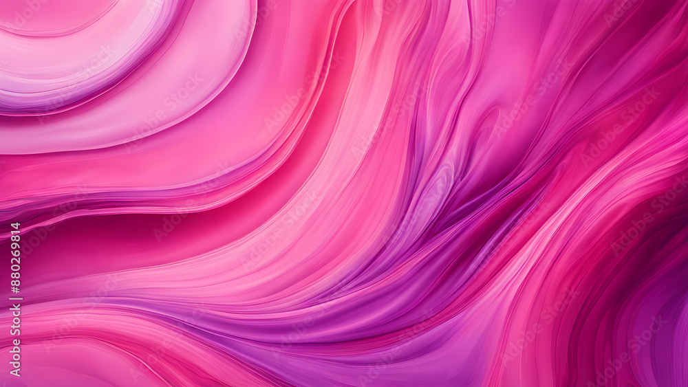 Obraz premium A pink and purple wave with a pink and purple background