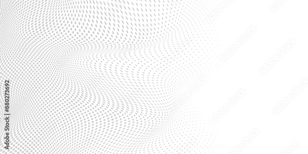 Future digital technology concept, grid pattern and dots. rough surface Bumpy. Gray and white style with copy space. white background Future digital technology concept, grid pattern and dots. rough surface Bumpy. Gray and white style with copy space. white background