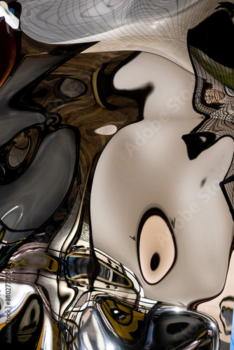 Wallpaper Mural Abstract image distorted in glass Torontodigital.ca