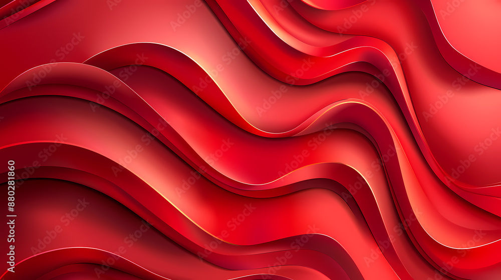 Abstract red waves pattern with vibrant, flowing curves creating a dynamic and modern background Abstract red waves pattern with vibrant, flowing curves creating a dynamic and modern background