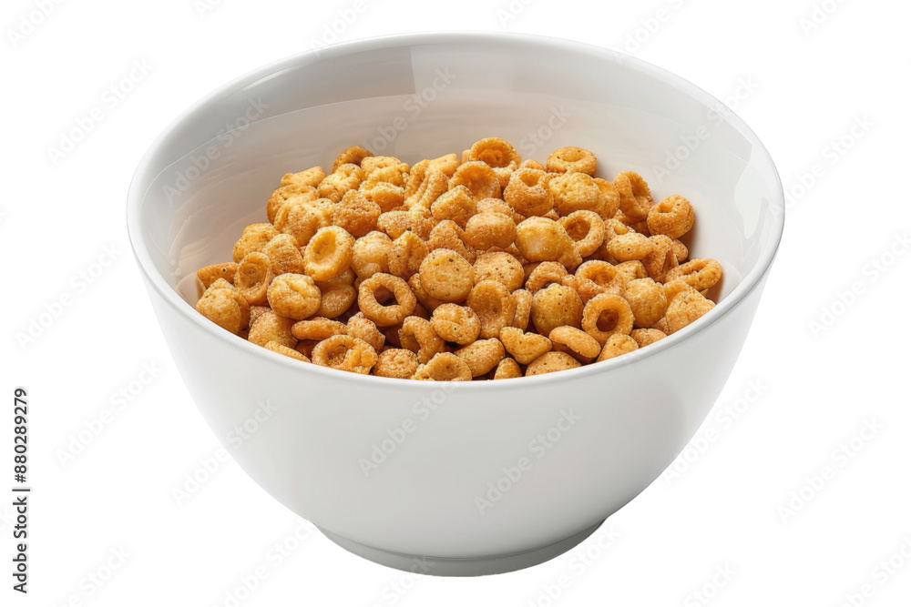 Bowl of cereal isolated on transparent background Bowl of cereal isolated on transparent background