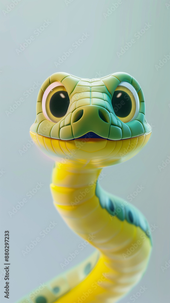 Fototapeta premium snake in the form of a snake