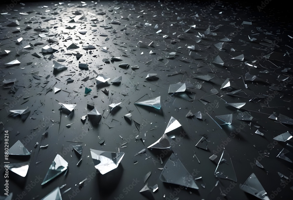 Fototapeta premium broken glass